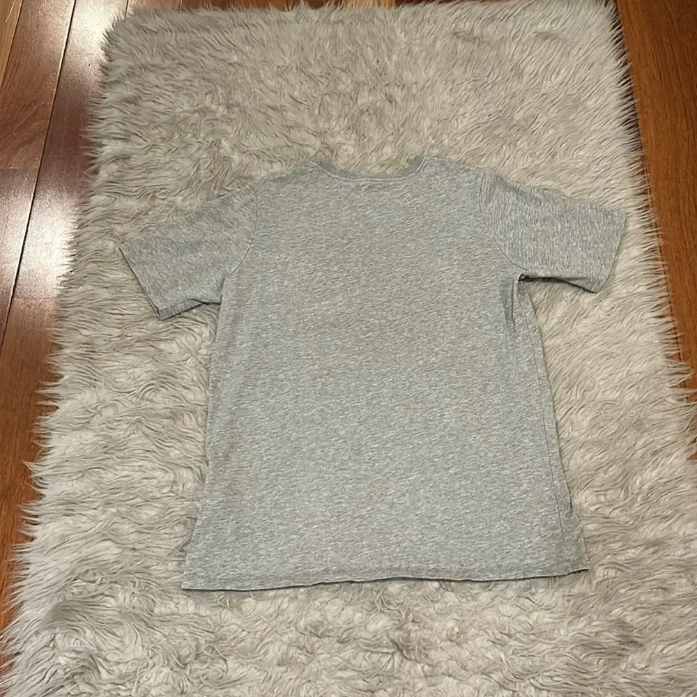 Nike the‎ nike tee swoosh made gray and black logo cotton tshirt